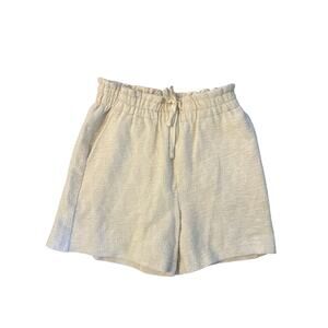 Women S Current Air Los Angeles Ivory Sweat Shorts Pull-On Cotton Drawstring